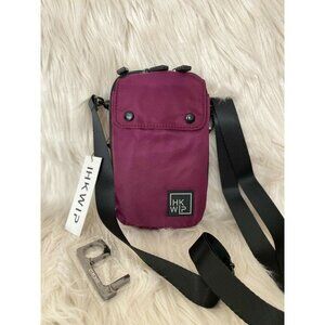 IHKWIP Nylon PPE Carrier Crossbody Bag merlot red bag